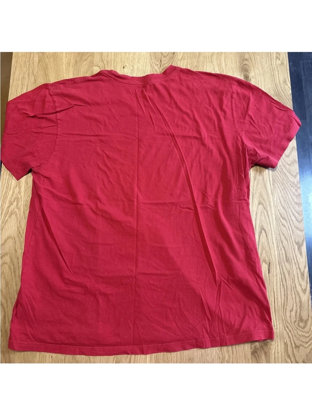 Men’s Northface Red Black Short Sleeve Cotton T Shirt XL